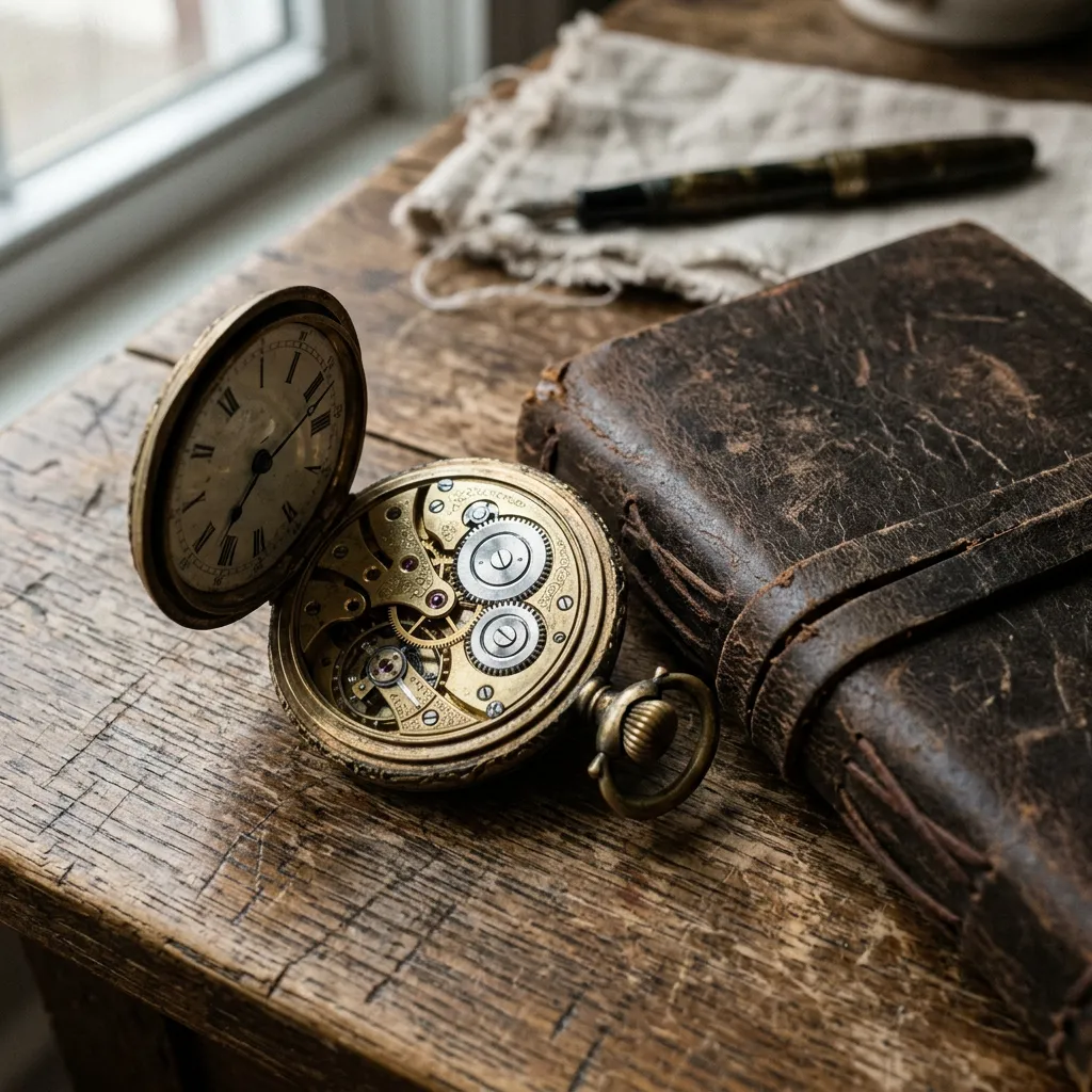 Vintage pocket watch with visible gears — feature deep dive